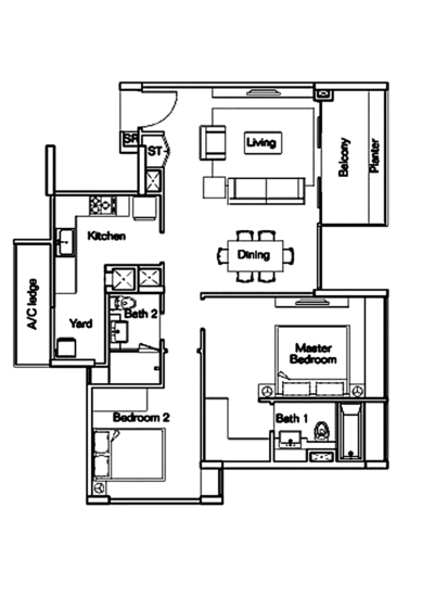 Tierra Vue - Floor Plan