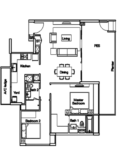 Tierra Vue - Floor Plan