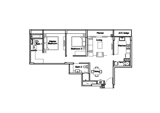 Tierra Vue - Floor Plan