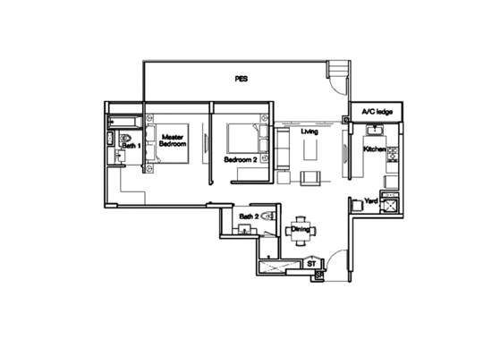 Tierra Vue - Floor Plan