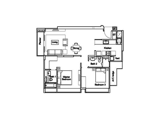 Tierra Vue - Floor Plan