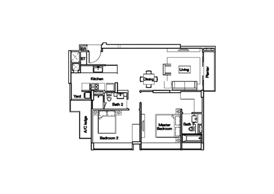 Tierra Vue - Floor Plan