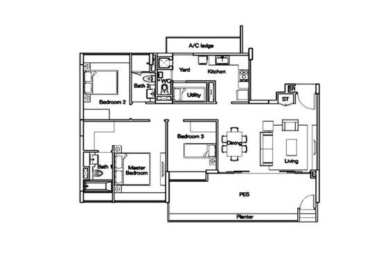 Tierra Vue - Floor Plan