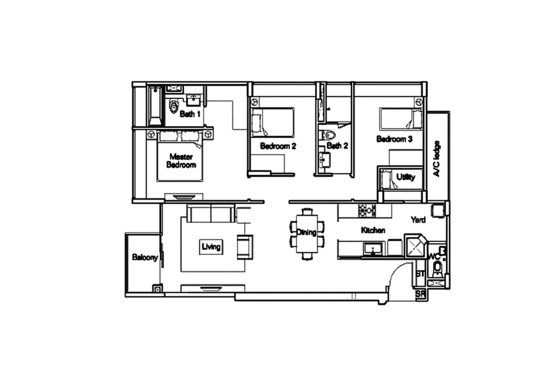 Tierra Vue - Floor Plan