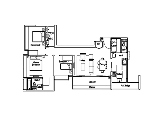 Tierra Vue - Floor Plan