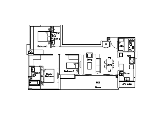 Tierra Vue - Floor Plan