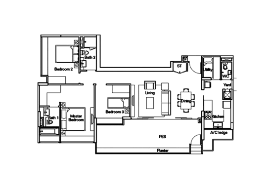 Tierra Vue - Floor Plan