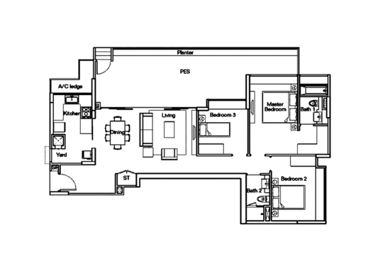 Tierra Vue - Floor Plan