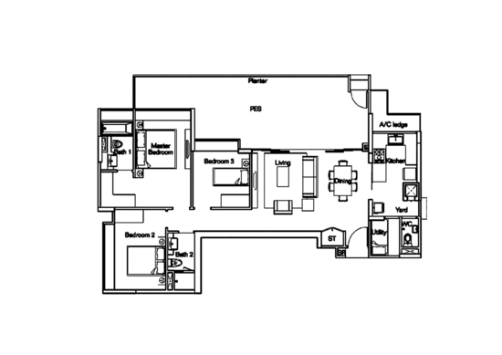 Tierra Vue - Floor Plan