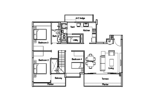 Tierra Vue - Floor Plan