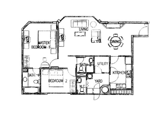 Ballota Park Condo - Floor Plan