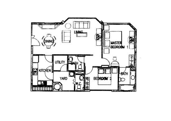 Ballota Park Condo - Floor Plan