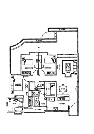 Rosewood - Floor Plan