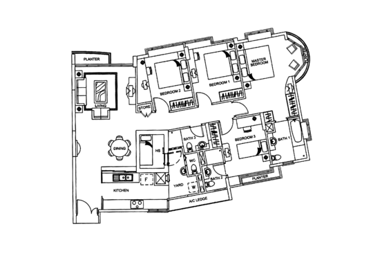 Rosewood - Floor Plan
