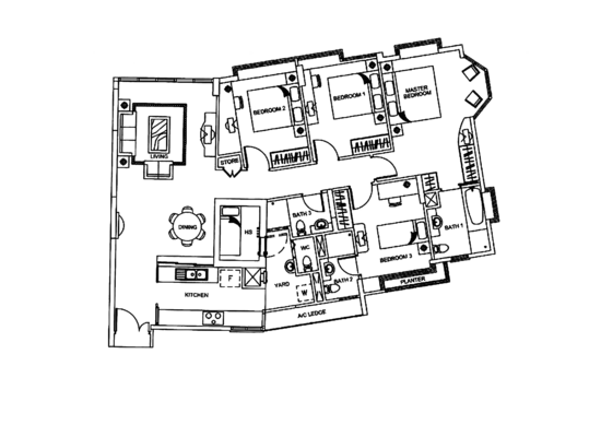 Rosewood - Floor Plan
