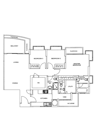 Papillon - Floor Plan