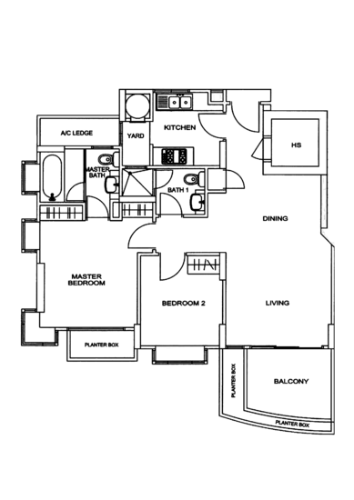 Papillon - Floor Plan