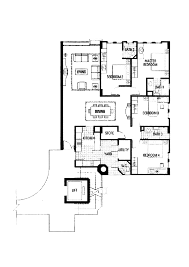 Jervois Lodge - Floor Plan