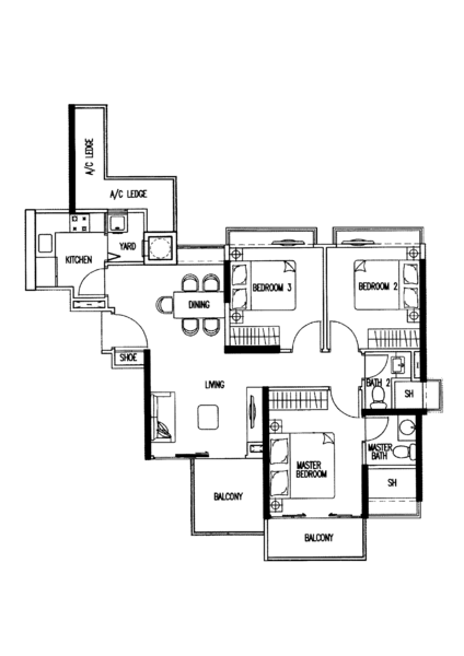 City Regency, 18 Saint Michael's Road, 3 Bedrooms, 990 sqft, Apartment For Sale, by Lucas Chen 陈昭才, 500236578 - PropertyGuru.com.sg