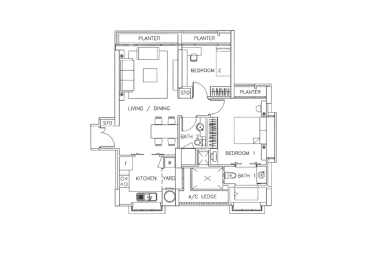 Newton 18 - Floor Plan