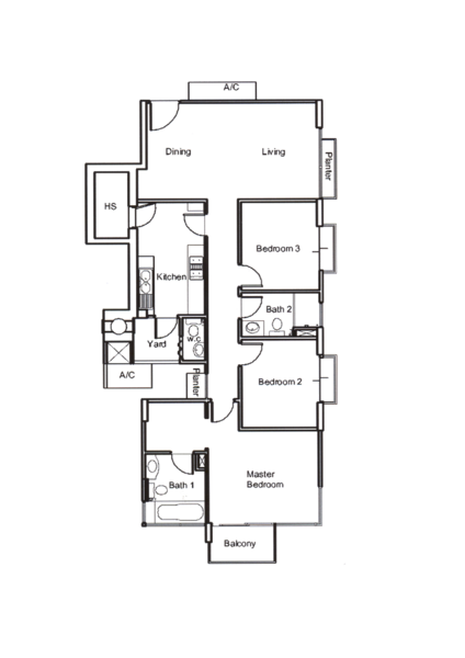 Sunville, 20 Saint Michael's Road, 3 Bedrooms, 1,184 sqft, Apartment For Rent, by Jerome Ng, 500055983 - PropertyGuru.com.sg