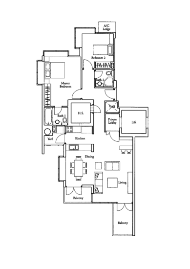 Country Park Condo - Floor Plan