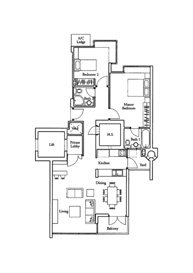 Country Park Condo - Floor Plan