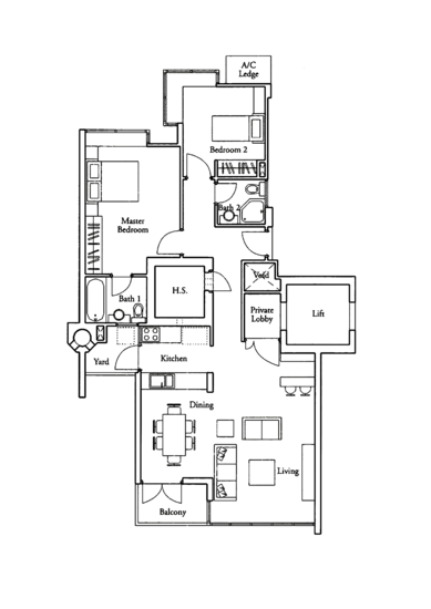 Country Park Condo - Floor Plan
