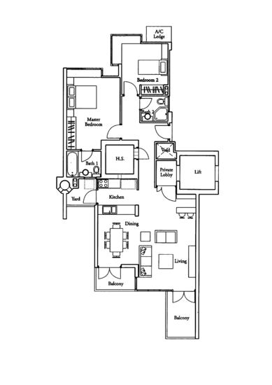 Country Park Condo - Floor Plan