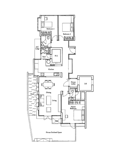 Country Park Condo - Floor Plan