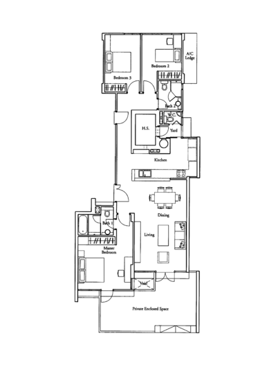 Country Park Condo - Floor Plan