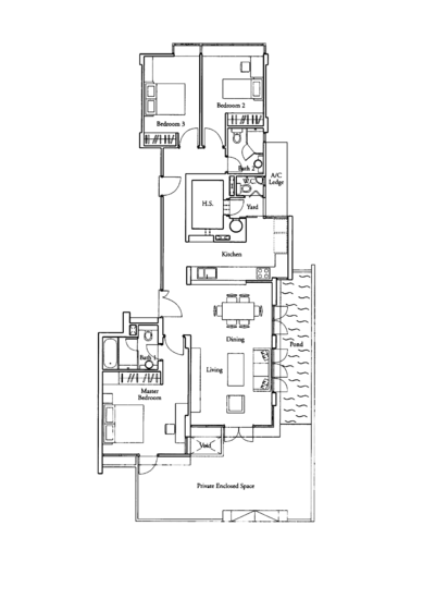 Country Park Condo - Floor Plan