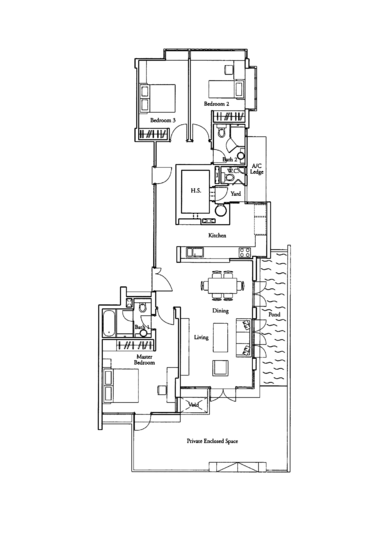 Country Park Condo - Floor Plan