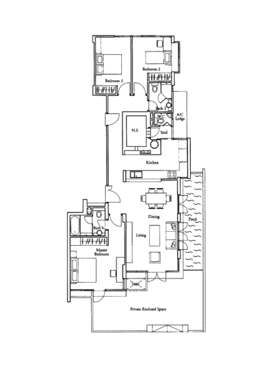 Country Park Condo - Floor Plan