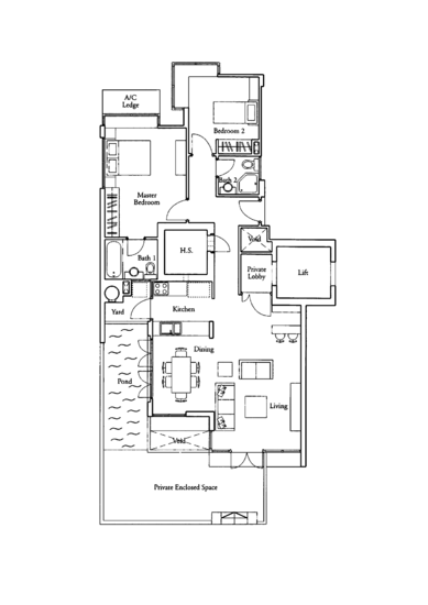 Country Park Condo - Floor Plan