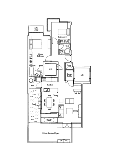Country Park Condo - Floor Plan