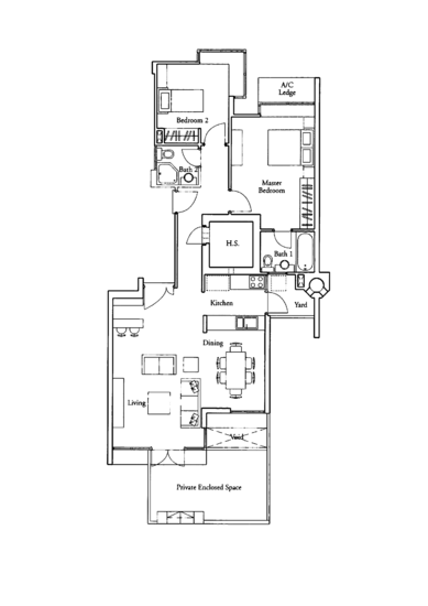 Country Park Condo - Floor Plan