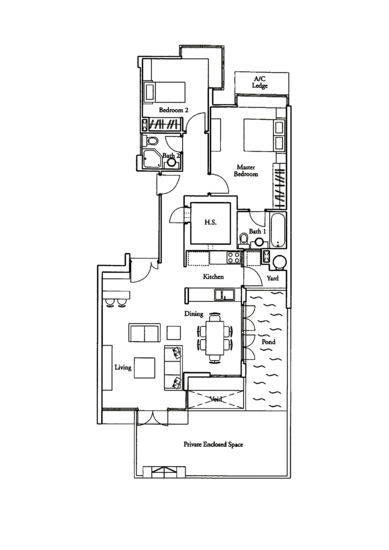Country Park Condo - Floor Plan