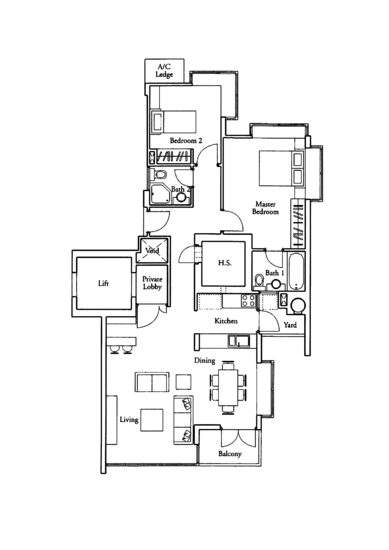 Country Park Condo - Floor Plan
