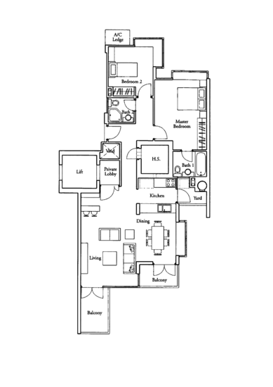 Country Park Condo - Floor Plan