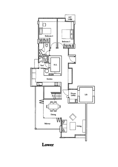 Country Park Condo - Floor Plan