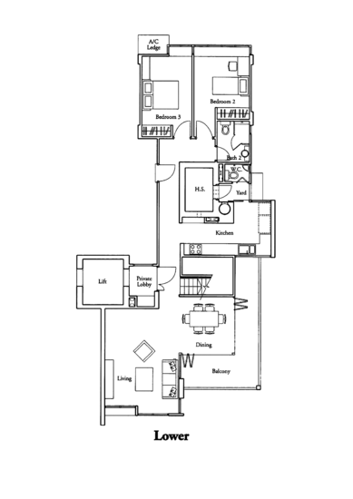 Country Park Condo - Floor Plan