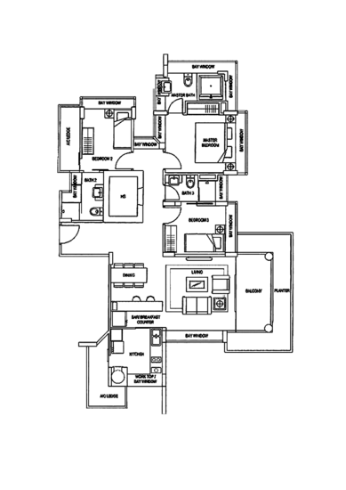 Angullia Park Residences @ Orchard - Floor Plan