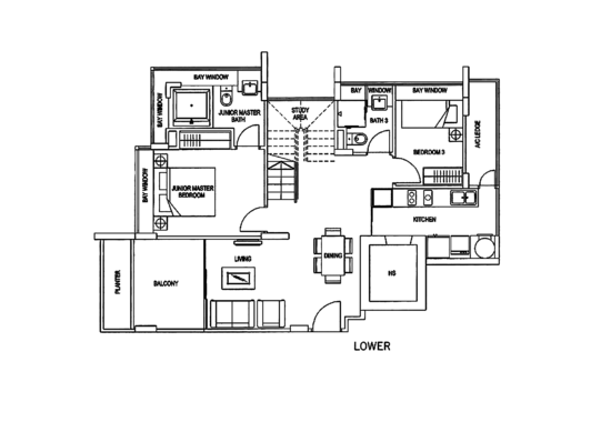 Angullia Park Residences @ Orchard - Floor Plan