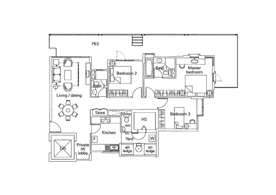 D'Ecosia - Floor Plan