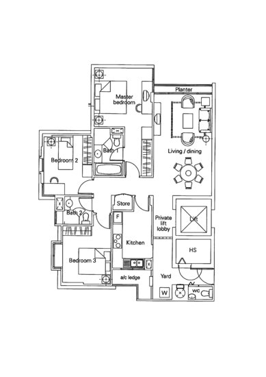 D'Ecosia - Floor Plan