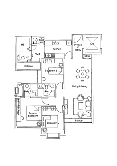 D'Ecosia - Floor Plan