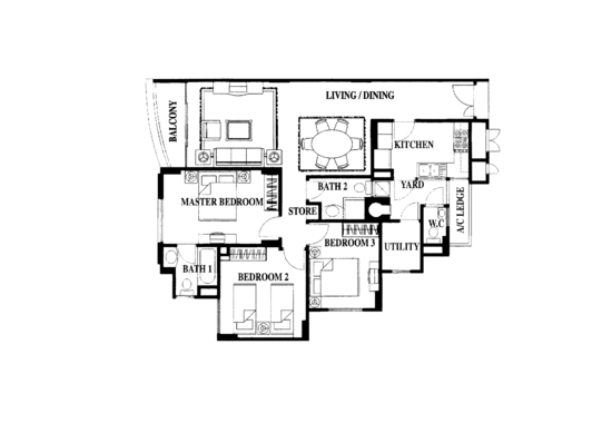 Chantilly Rise - Floor Plan