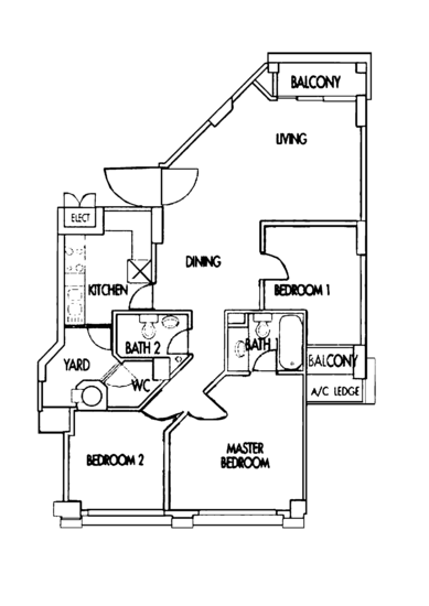 Santa Fe Mansions - Floor Plan