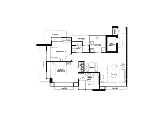 Clydes Residence - Floor Plan